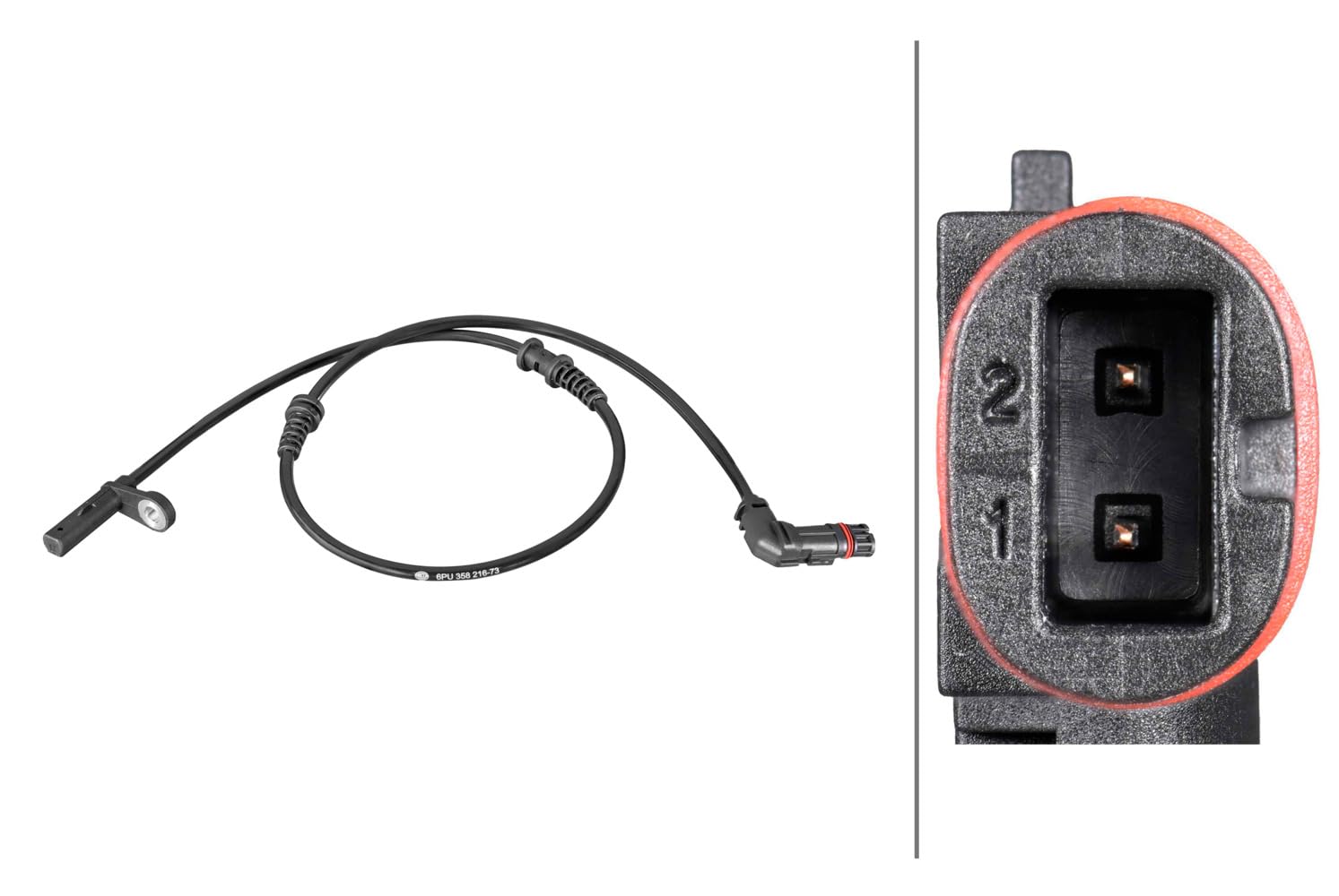 HELLA Capteur, vitesse de roue 6PU358216-731