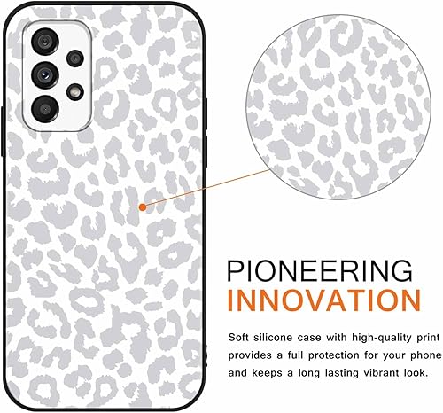 Miniatura 2 de Paquete de 2 fundas de teléfono para Samsung Galaxy A32 5G de 6.5 pulgadas, diseño de leopardo de lujo, silicona suave, TPU a prueba de golpes, para
