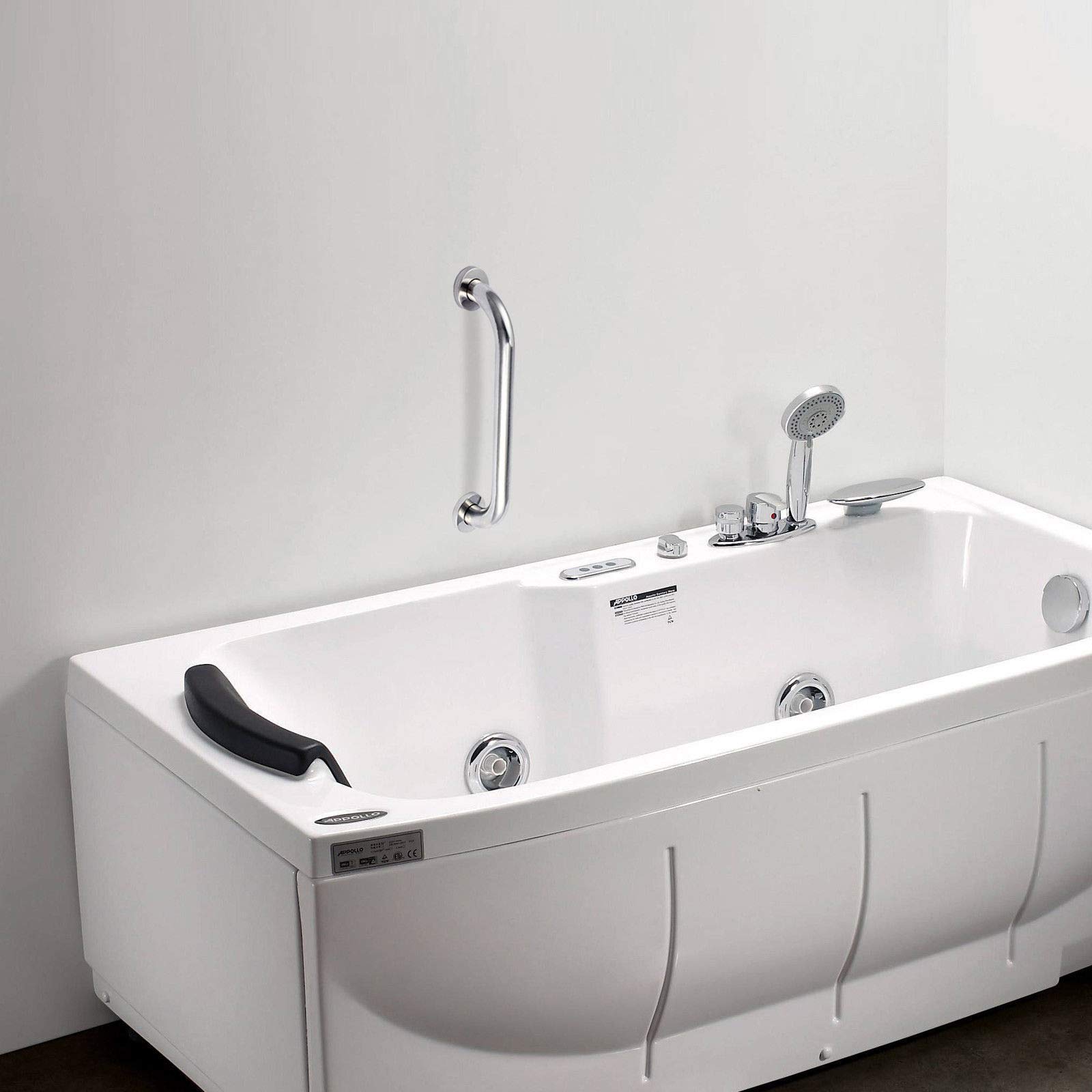 Asideros de baño de Seguridad para Ducha de Acero Inoxidable Cromado, para bañera, Cocina, escaleras, Soporte para pasamanos.