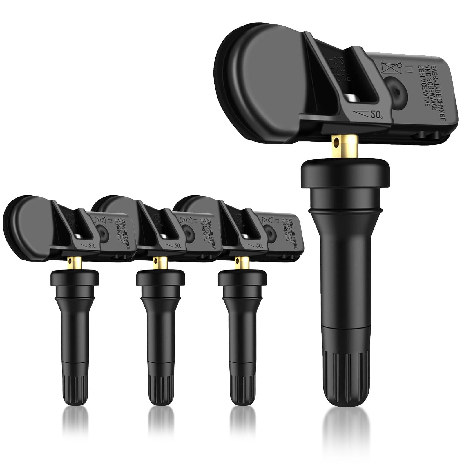 ANBOO 4 Stück Reifendrucksensor für Mercedes C/CLA/GLC/CLS/E/S/V-Klasse, TPMS Reifendruckkontrollsystem für Mercedes Vito W447 Viano W639 Vito EQV Metris, RDKS Sensor A00090500 A4479051704