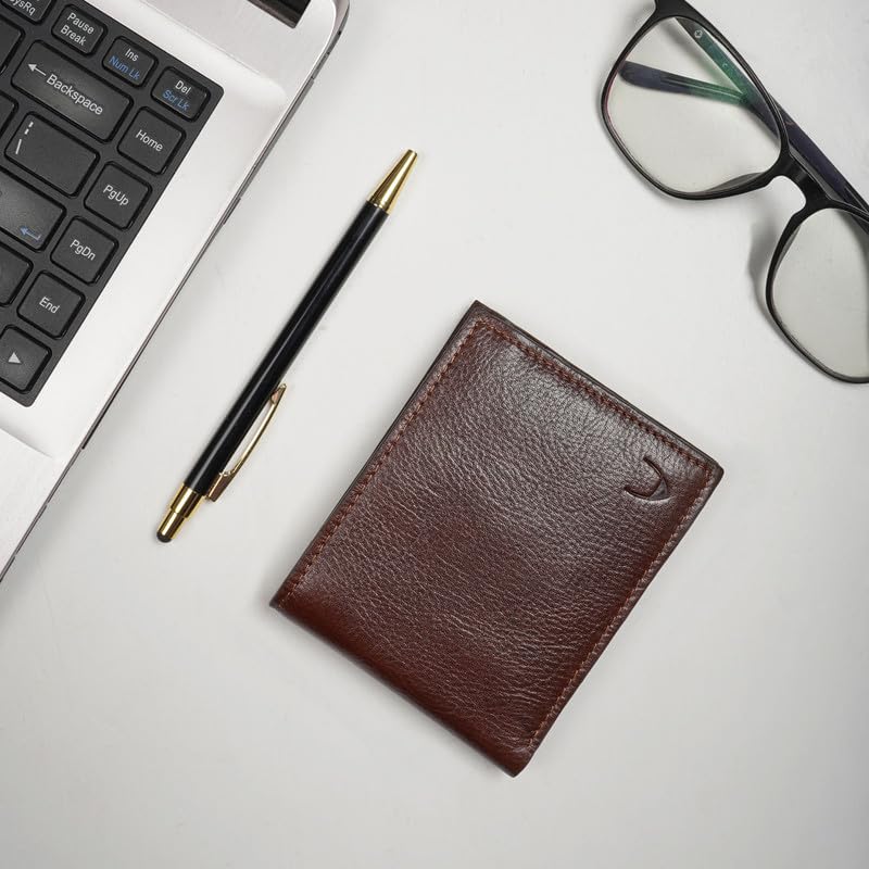 Image of Hidesign La Plata W1 Mens Bi-Fold Wallet - Dark Brown - S