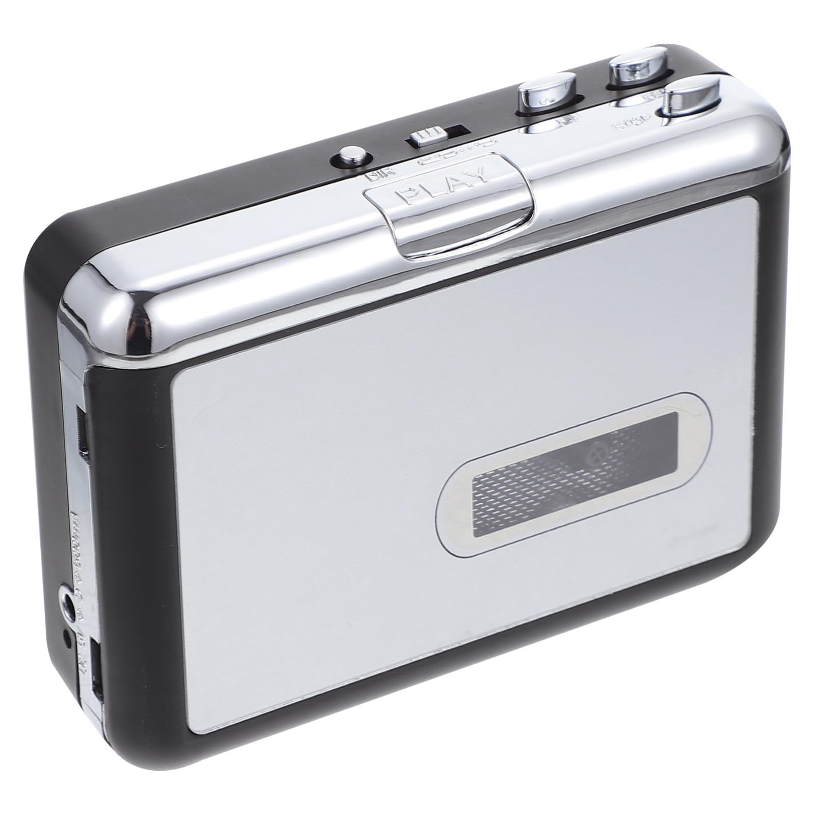 CLISPEED Musicale Cassetta USB Convertitore Audio Digitale in Mp3, Stereo, Plastico Resistente, Alimentazione 2 Batterie Aa, senza Bisogno di Software