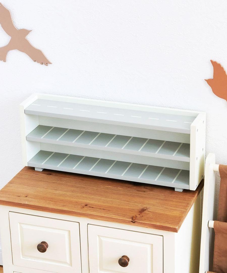 3COINS スリーコインズ　ミニカー収納 2個セット、トミカ7台付き！ Amazon.co.jp: スリーコインズ ミニカー収納棚 2個セット 3COINS