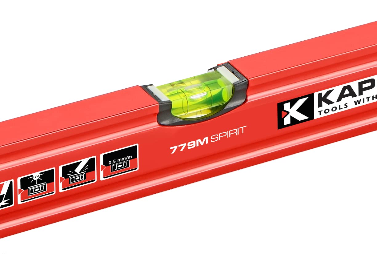 KAPRO - Livella a bolla 779 Spirit, 1500 mm, 2 libellule..
