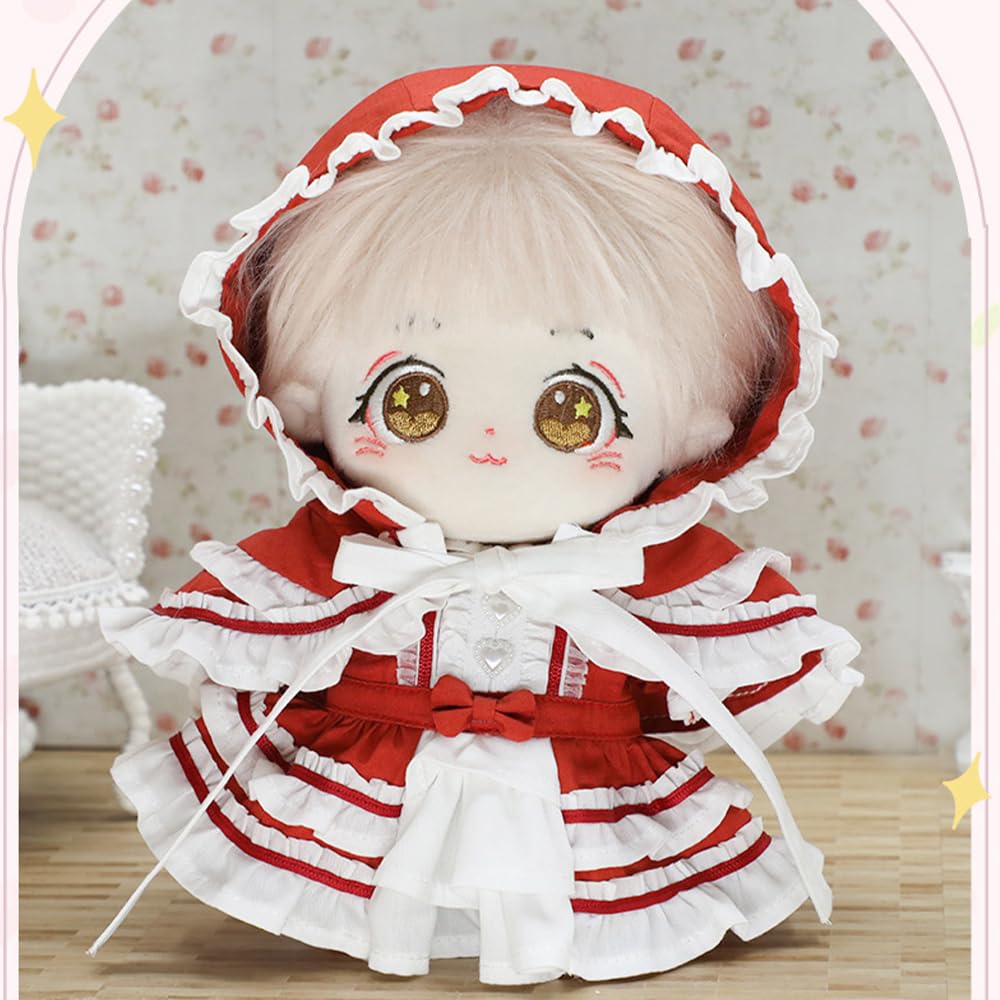 niannyyhouse - Ropa de muñeca de felpa de 20 cm, para cachorros, overol