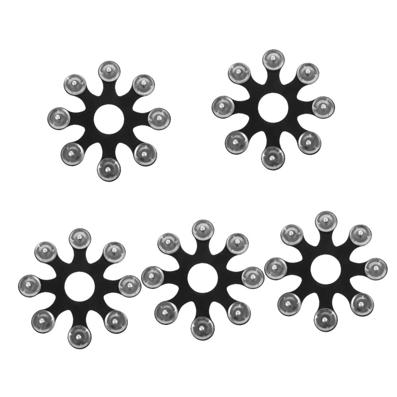 Abaodam 5 Piezas de Pandereta Platillo Hi-hat Accesorio de Acero Inoxidable Pet Elegante Y Resistente
