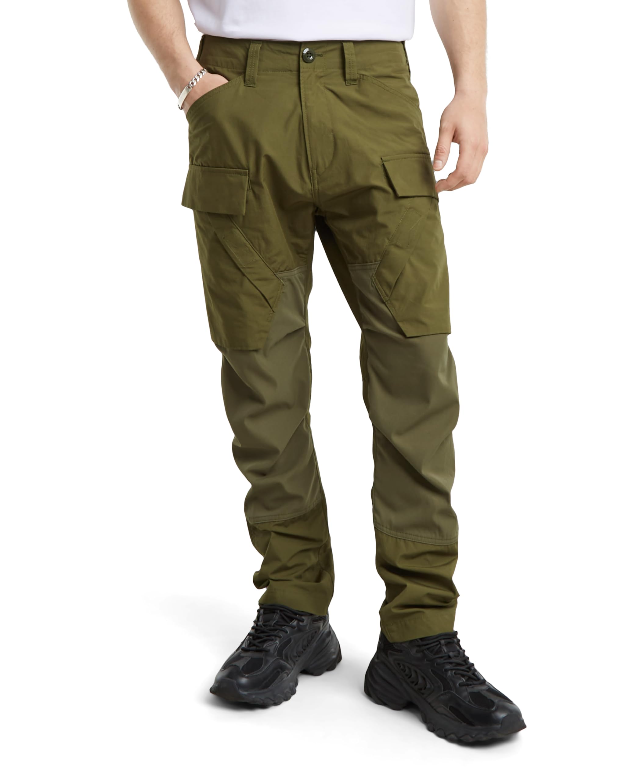 G-Star Men's 3D Regular Tapered Cargo Pants 3.0, Green (dk moss D25185-C973-4674), 35W / 34L