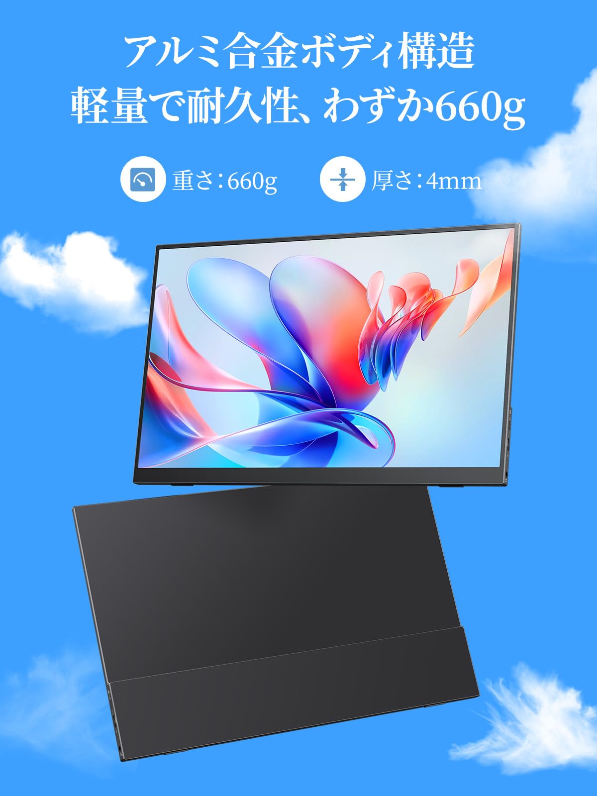 Amazon.co.jp: cocopar モバイルモニター モバイルディスプレイゲーム
