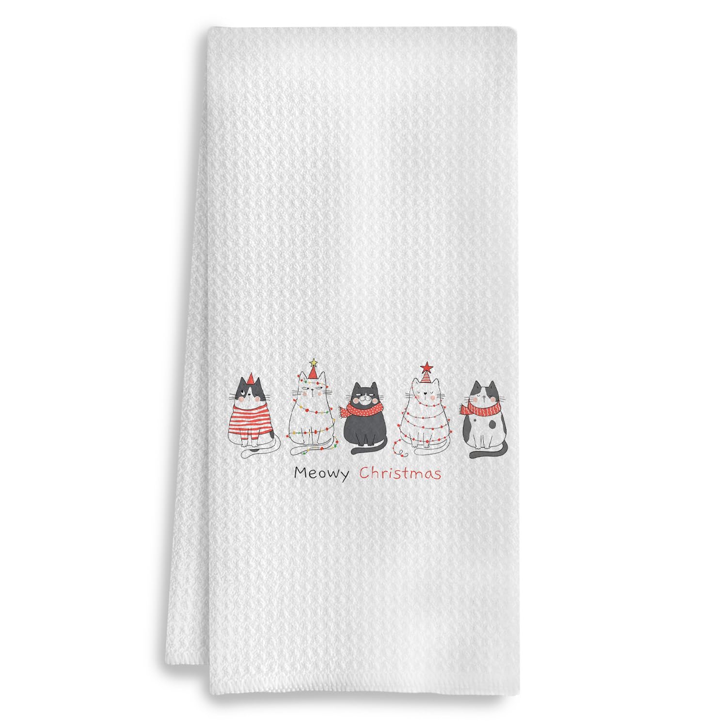 Christmas Kitty Towel & Potholder Set