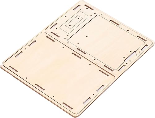 Miniatura 7 de BORDSTRACT Kit de rompecabezas seguro de madera, juguete de manualidades, cerradura de combinación mecánica, modelo seguro para niños, juguete