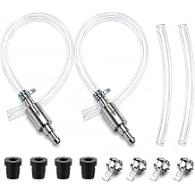 14 Pcs Brake Bleeder Hose Kit,2 Sets One Person Brake Fluid Bleeder Kit, Brake Bleed Hose, Brake Bleeder Check Valve Kit with One Way Check Valve, Tube Bleeding Tool Kit for Motorbike Car Bike