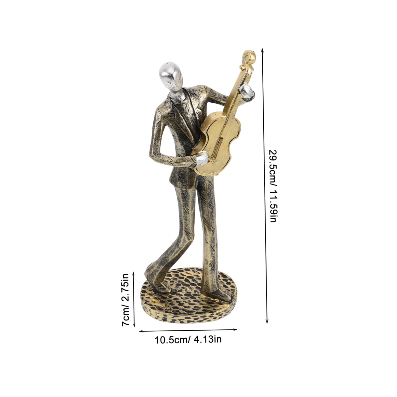Resina Estatua Moderna de Decoración, Abstracta Guitarrista