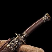 Vista 6 de OYZ Katana Sword,Japanese Samurai Sword,1095 High Carbon Steel Katana,Handmade,Chinese Sword Folded Steel