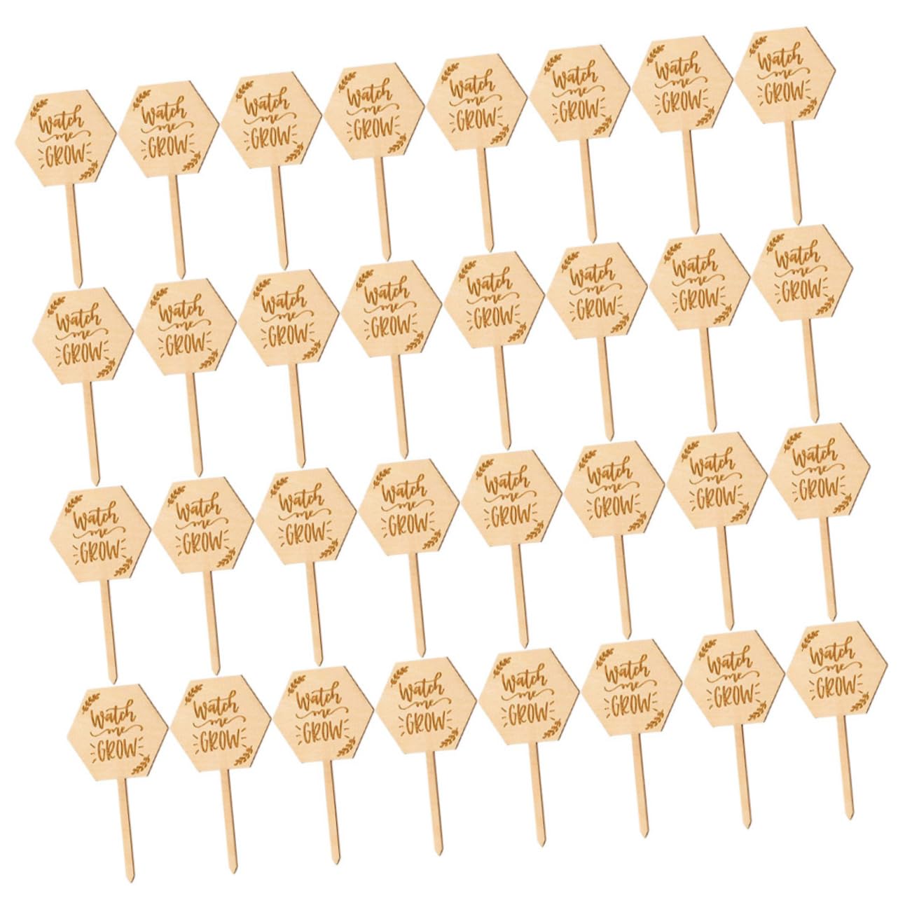 UPKOCH 3 Ensembles Étiquette En Bois Marqueur De Plantes Jardinage Marqueurs De Plantes De Jardin Petit Étiquettes De Plantes De Marqueurs De Jardin 40 Pièces * 3