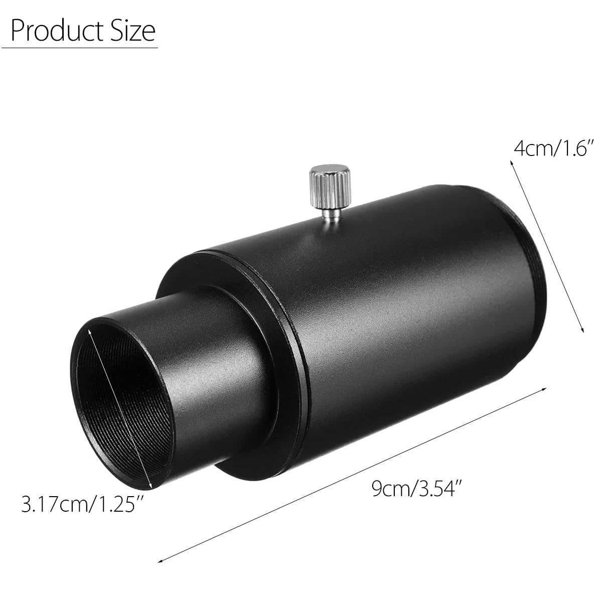 Adattatore Per Oculare Telescopio Da 2" A 1.25": In Metallo Con Anello In Ottone, Filettatura M48x0.75, Per Astrofotografia