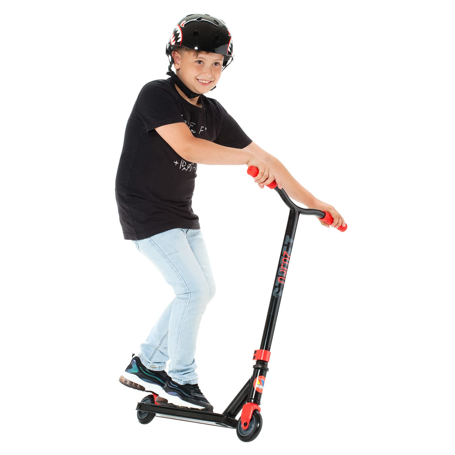 M MOLTO Patinete para niños Deluxe Free Style Scooter (Rojo), L, 22223