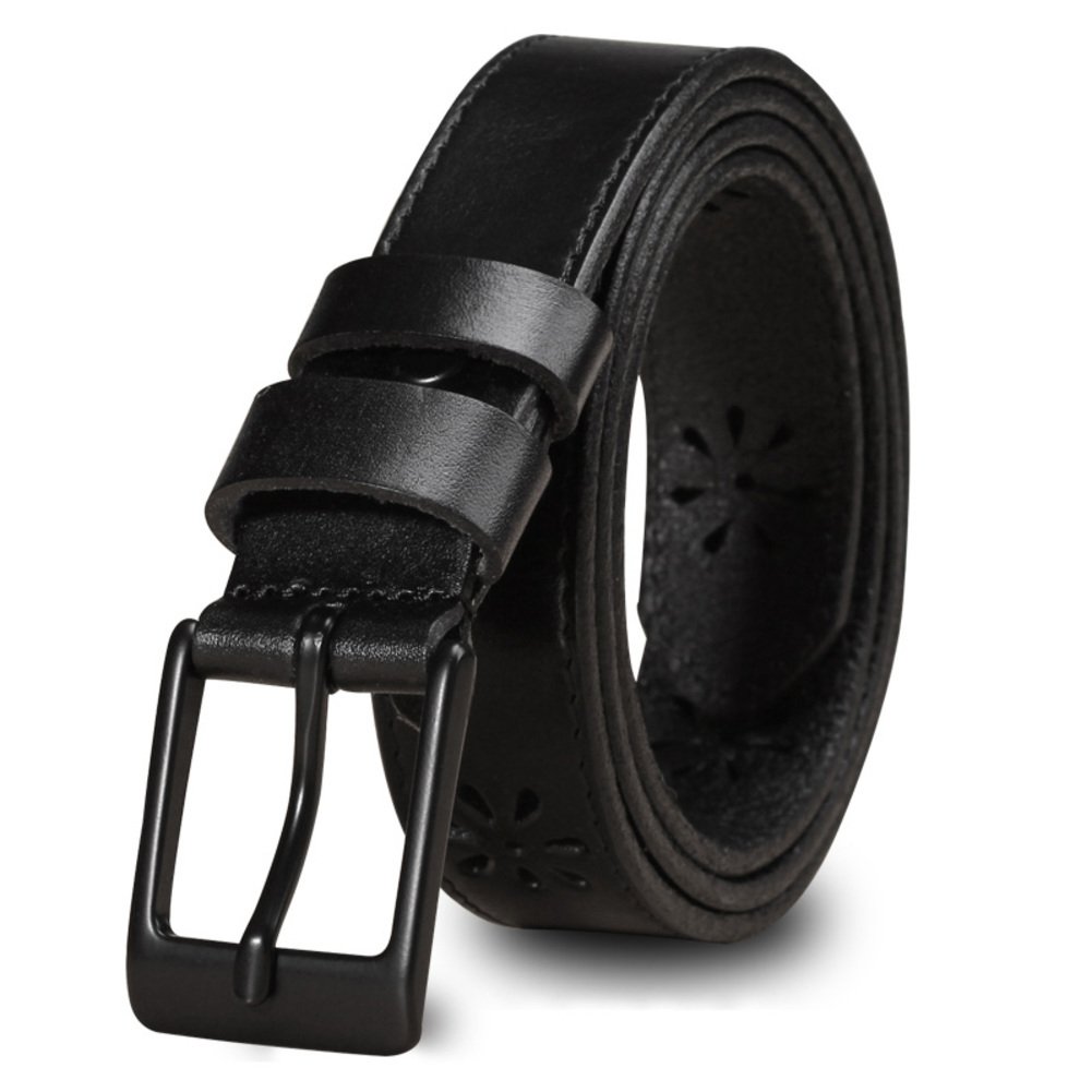 Simple And Versatile Women's Belts Fashion Embossed Belts