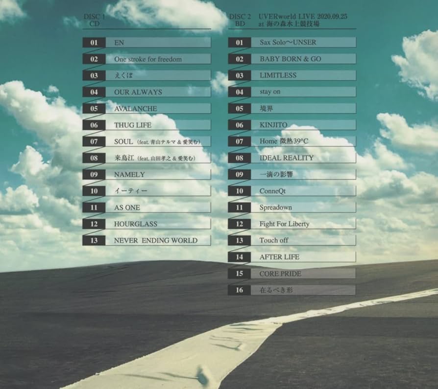 UVERworld アルバム、Blu-rayセット 12月20日リリース】 Blu-ray & DVD『UVERworld THE LIVE at