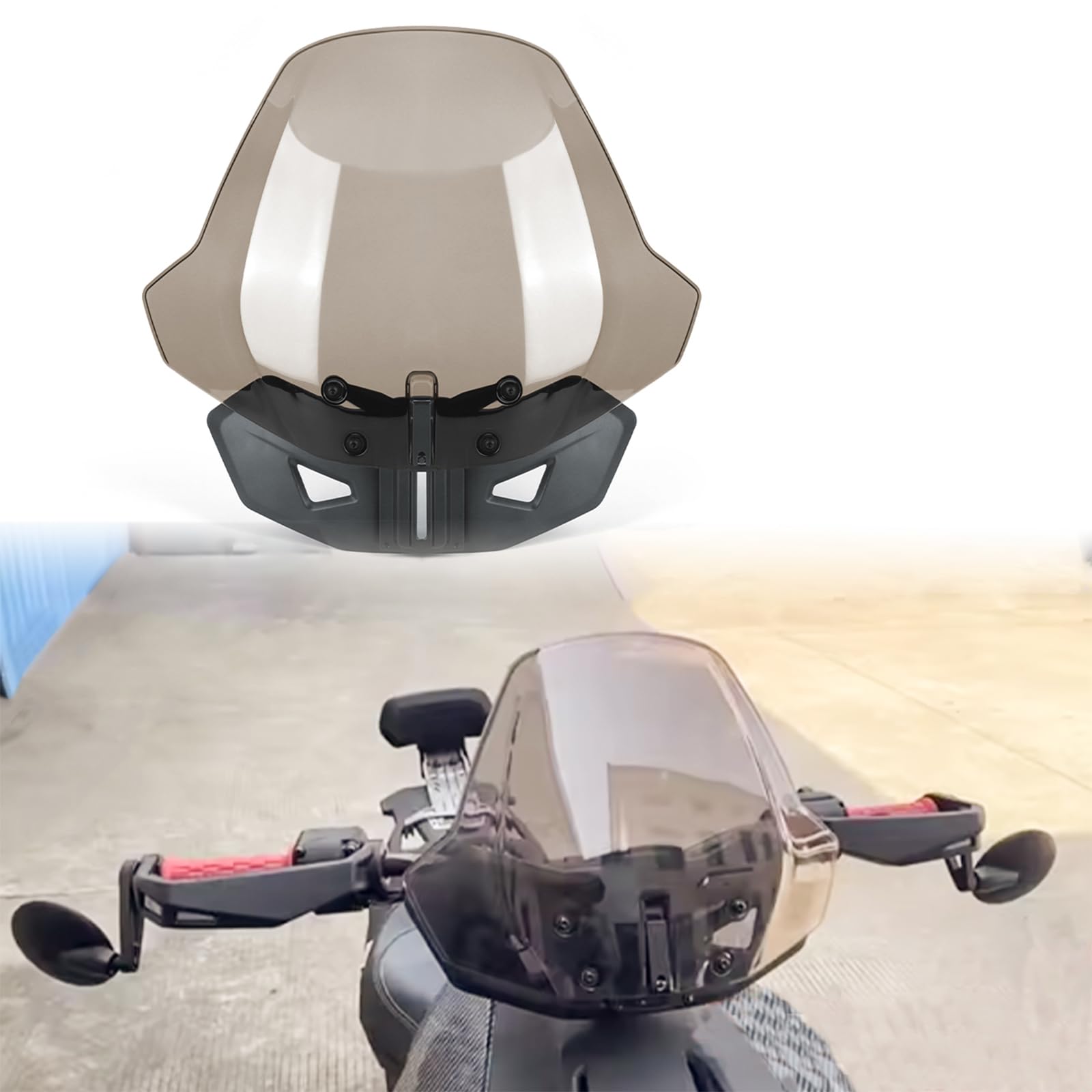 Amazon.com: FWXEOZ Motorcycle Windshield for Can-Am Ryker 600 900