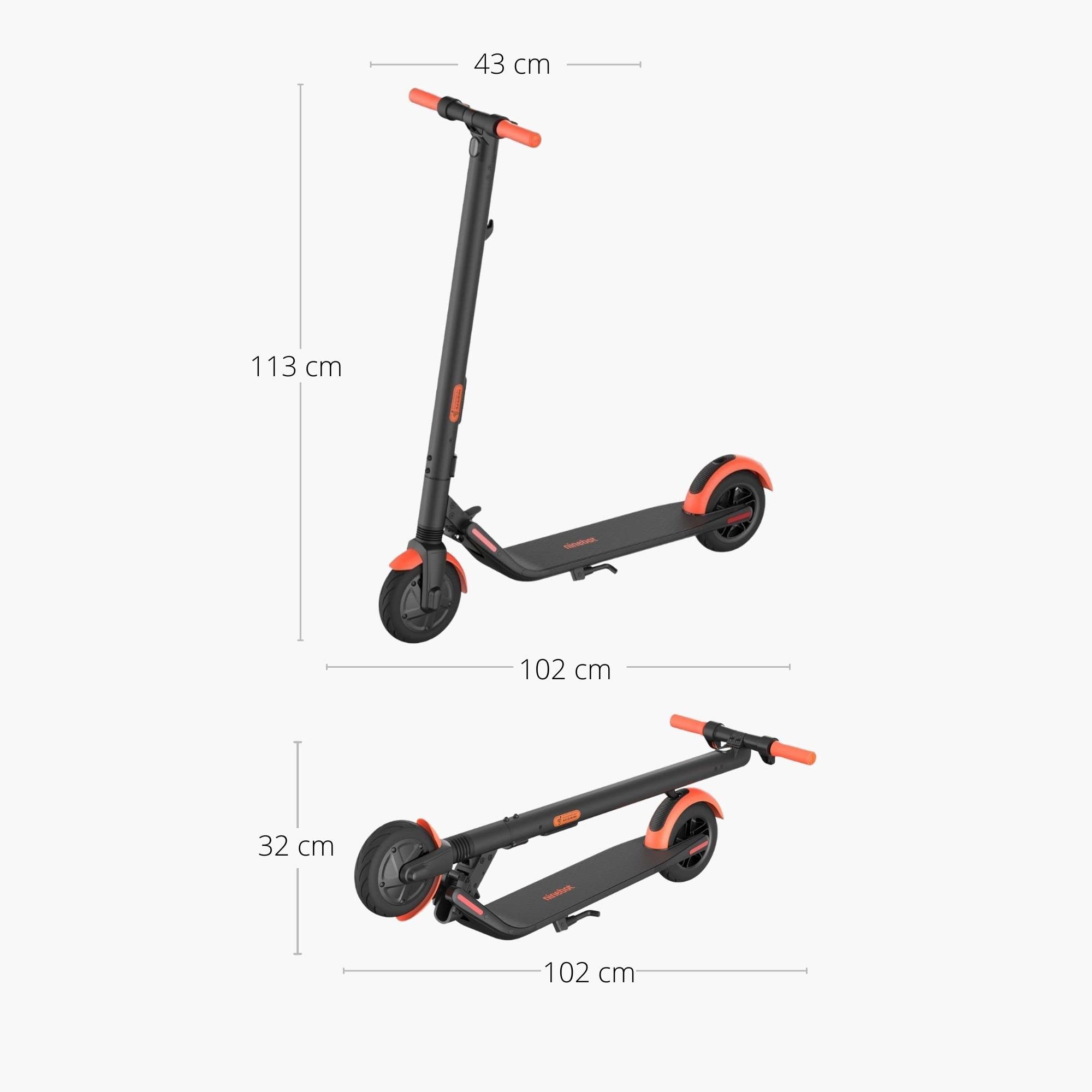 Segway Ninebot ES1L Electric Kick Scooter, Lightweight and Foldable
