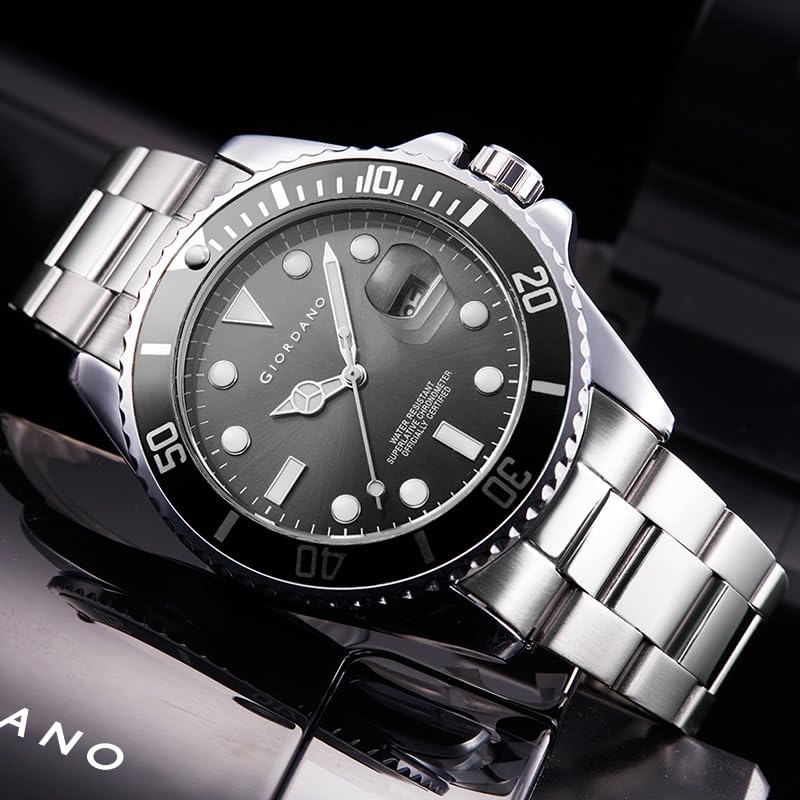 Image of Giordano Analog Wrist Watch for Men Stylish Metal Strap with Water Resistant 3 Hand Mechanism Watch GD-50006