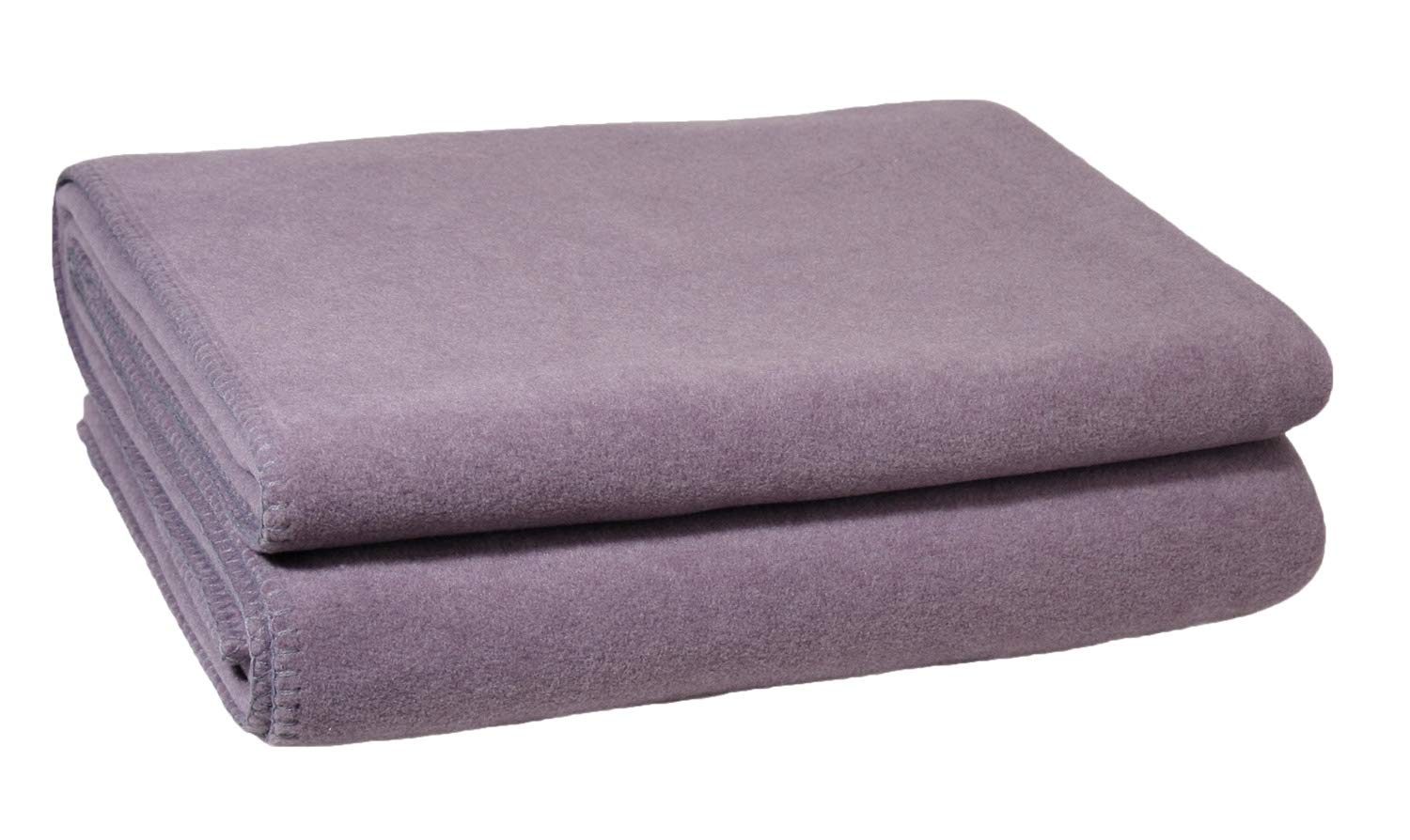 Zoeppritz Since 1828 Soft Fleece Blanket - Polar Fleece Blanket with Crochet Stitch - Fluffy Blanket - 160 x 200 cm - 435 Misty Rose - by ''