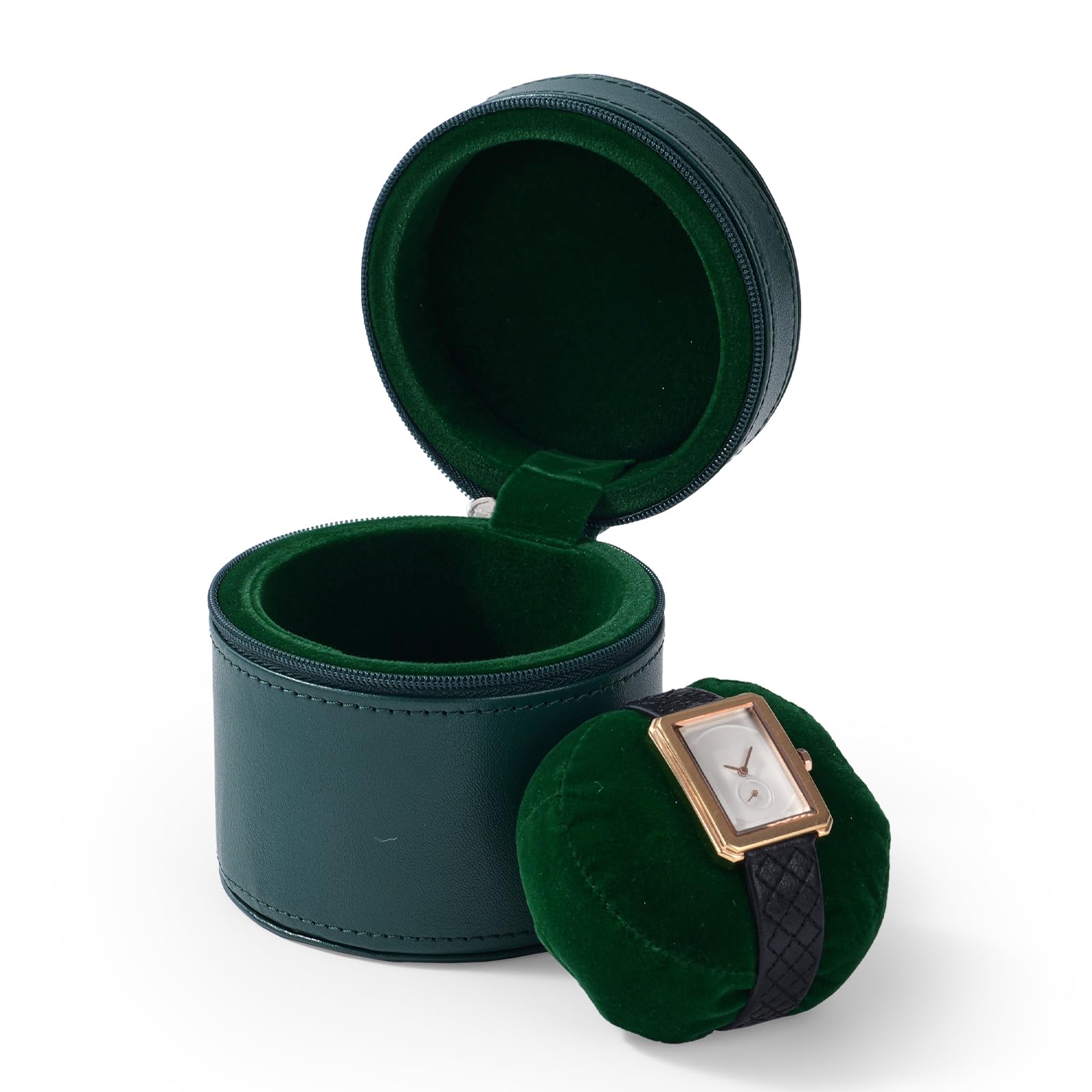 HVMBEUGOS Watch Box Travel Watch Storage Box for Men for Birthday Fathers Day Anniversary Valentine's Day