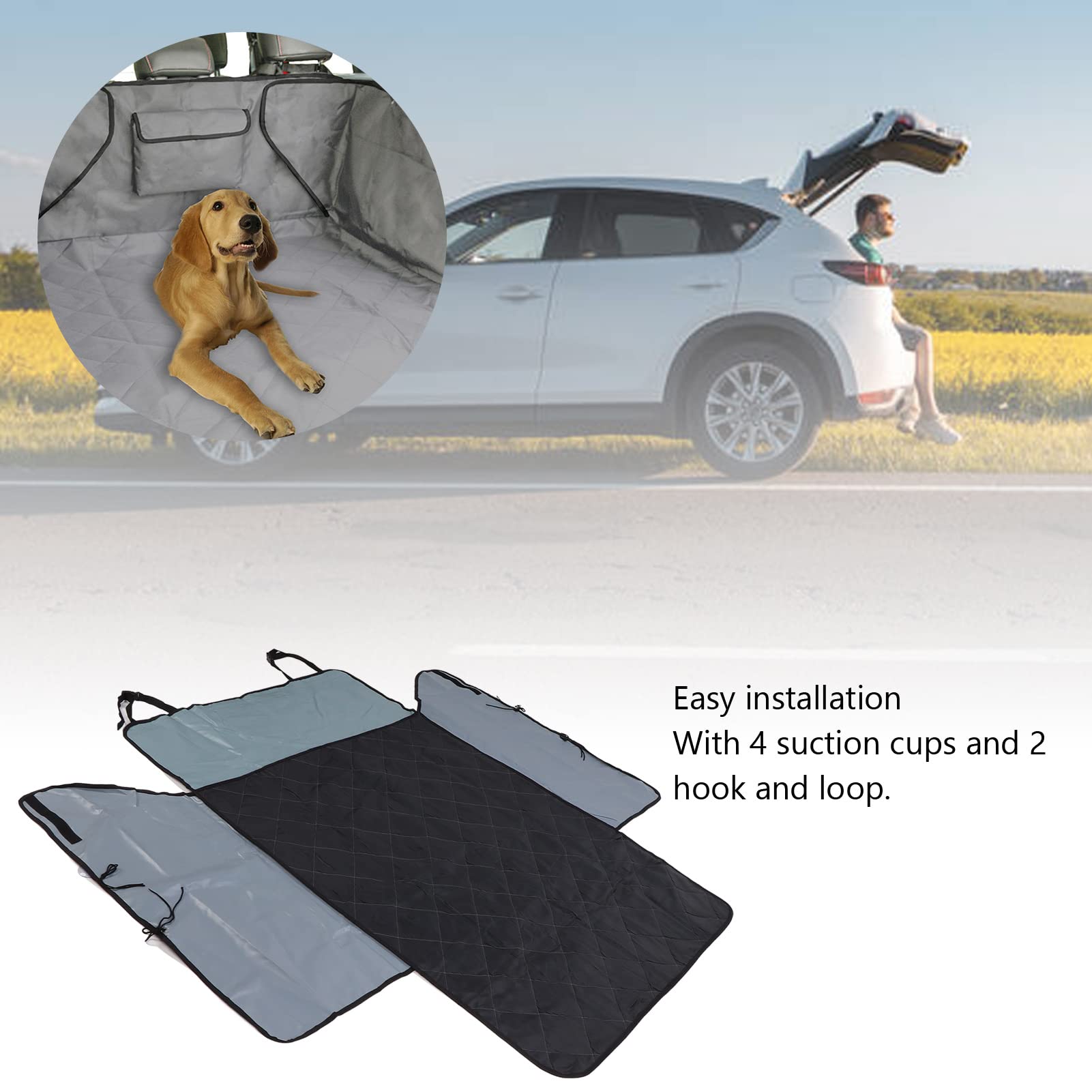 Housse De Siège De Voiture Pour Chien, Hamac Pour Chien Pour Siège Arrière, Imperméable, Protecteur De Siège De Voiture, Antidérapant, Protection Pour Animaux De Compagnie, Housse De Siège Pour Chien