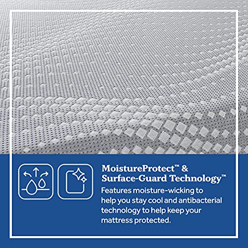 Image of Sealy Posturepedic 12 inch Spring Tight Top Mattress with Cooling Air Gel Foam, Hybrid Spring Mattress with Targeted Body Support, Queen
