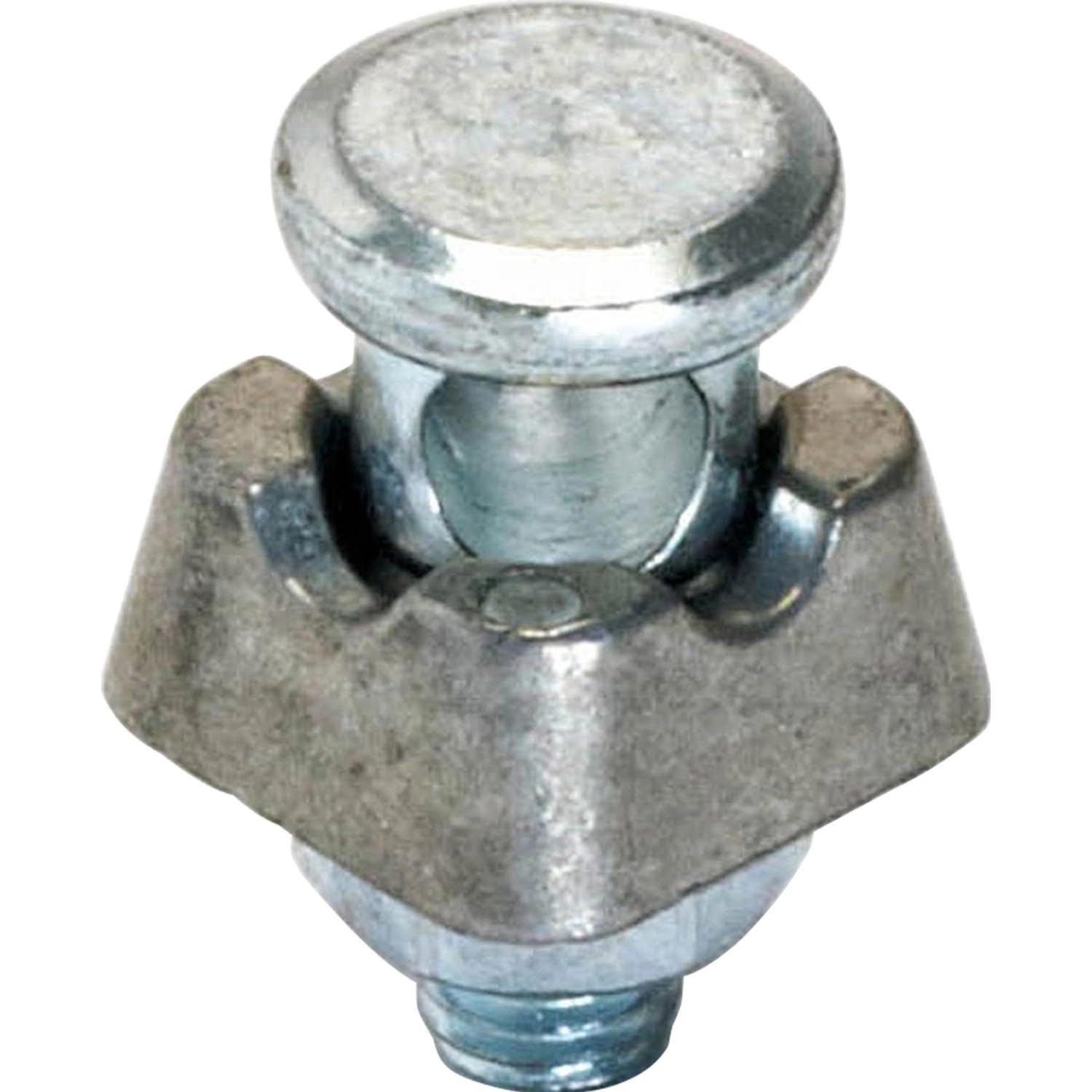 Grounding Set Consisting of Rod Earth (Cruiser Earth) 1.5 m with Connection Clamp Made of Galvanised Steel