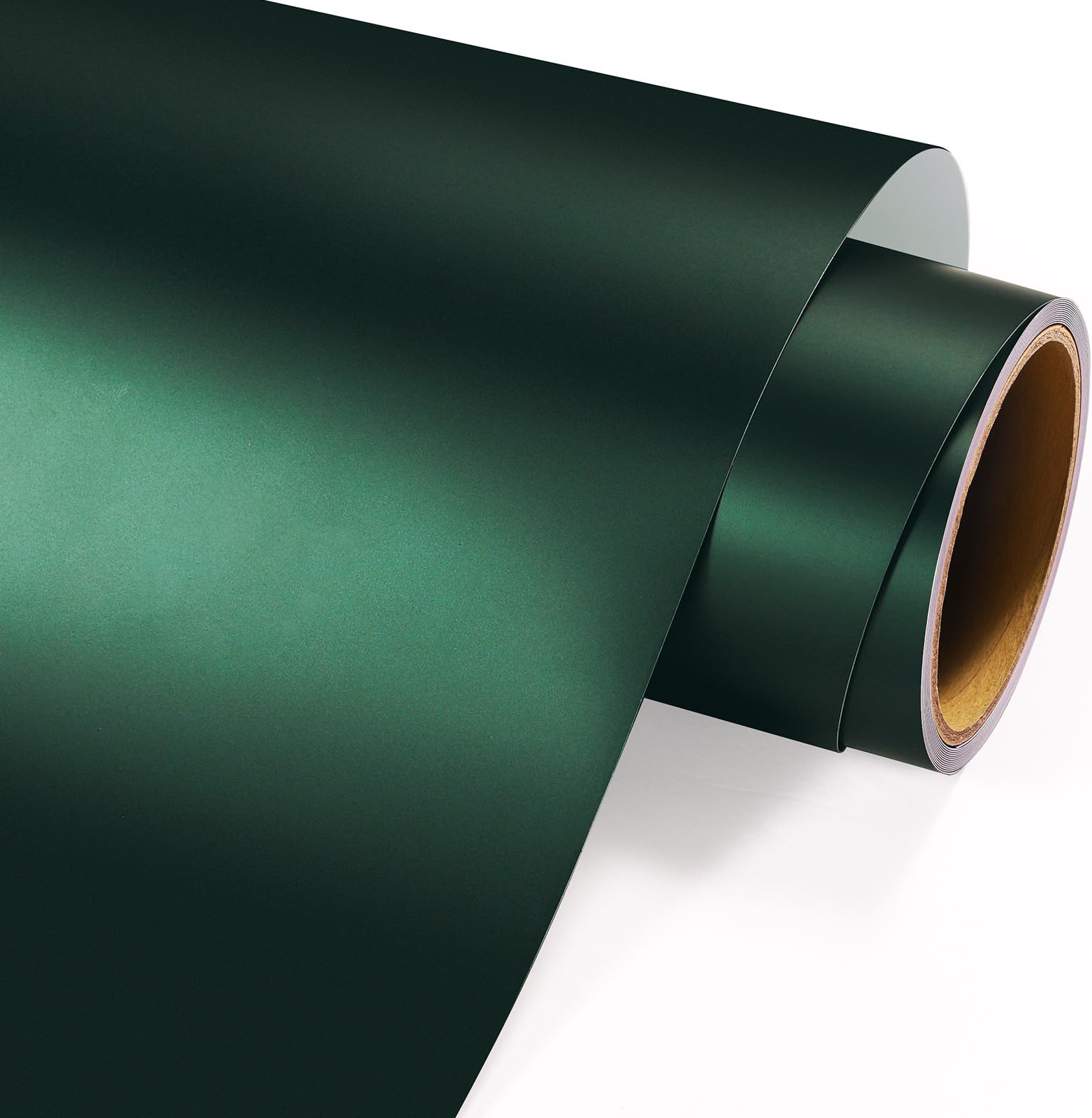 GIRAFVINYL Dark Green Vinyl Permanent - 12" x 6ft Matte Navy Permanent Vinyl Adhesive for Home Car Decorations, Cup, Stickers, Waterproof