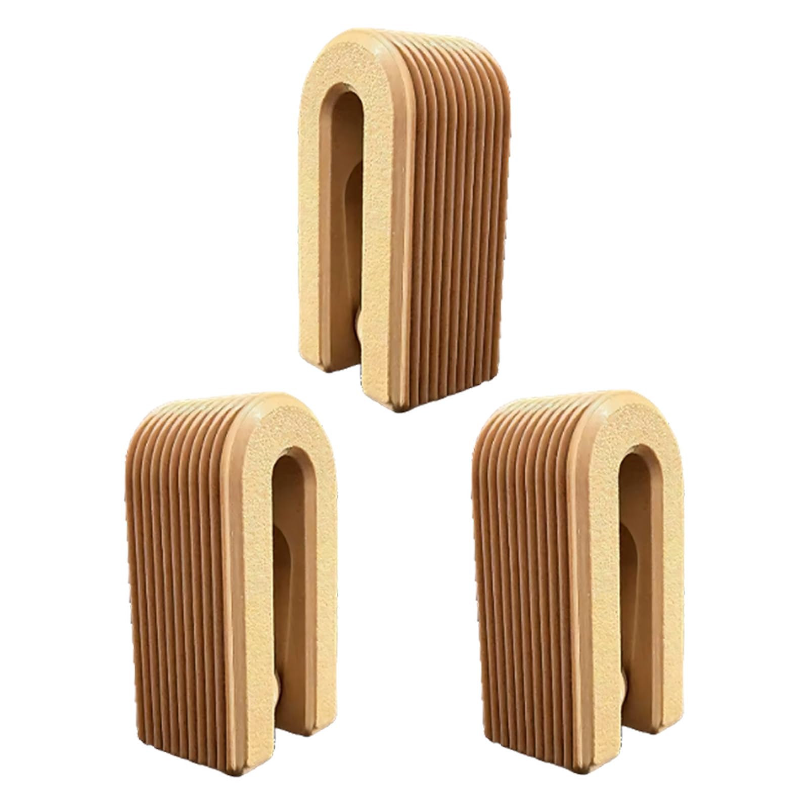Zbiianxer Light Brown Automatic Locking Wall Mount Hook For Towels Bathroom Kitchen Coat Hanger Space Saving Storage Rack Wall Mounted Hook