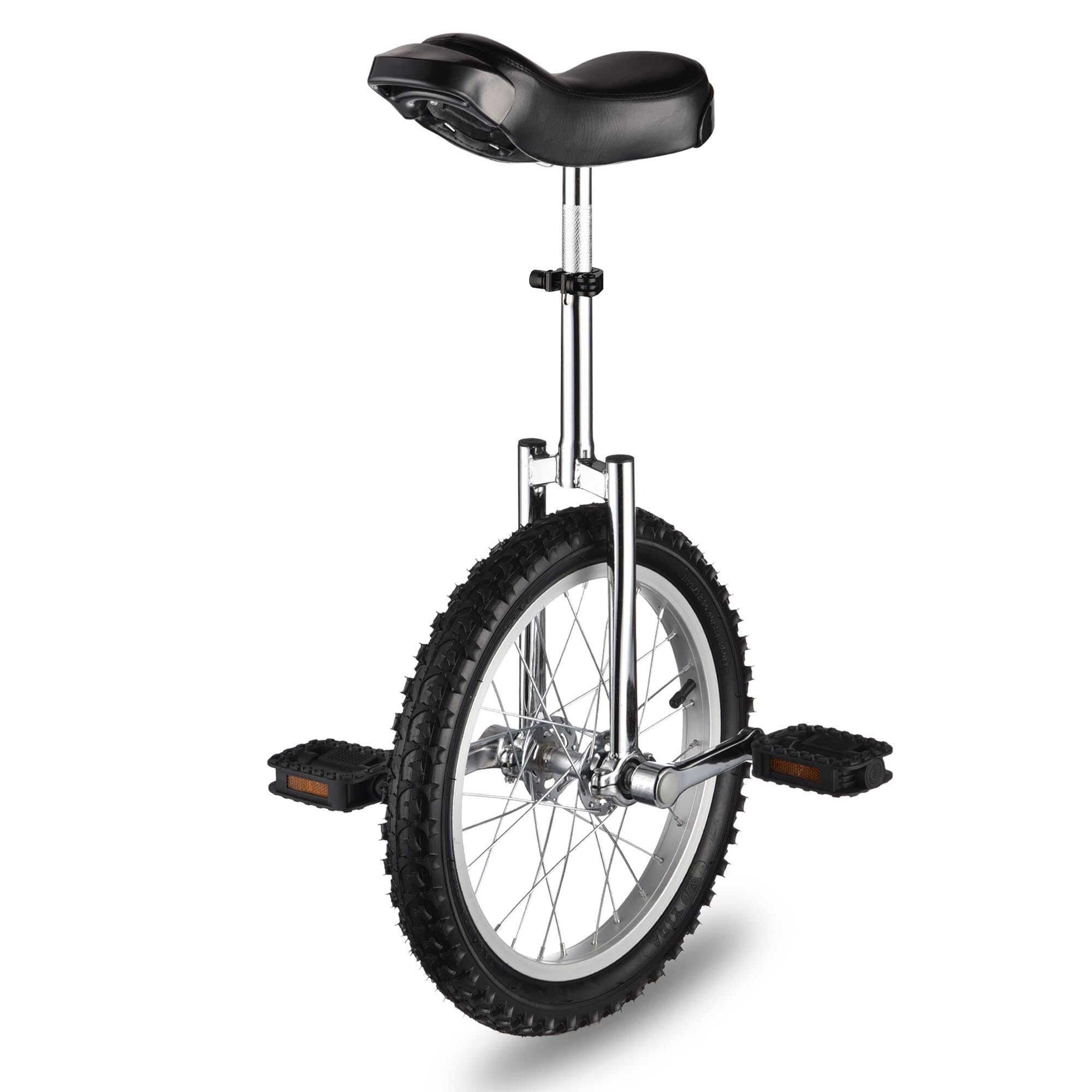 AW 16/18/20/24 Inch Wheel Outdoor Unicycle Adjustable Seat Exercise Bicycle Fit Adults Kids Outdoor Sports Fitness Exercise, for Choice