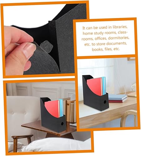 Miniatura 3 de Estante organizador de archivos de escritorio, 3 unidades, organizador para oficina, contenedores para libros y revistas