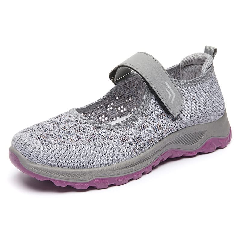 Mom Shoes 2025 Summer New mesh Shoes Women's Old Beijing Cloth Middle-Aged and Elderly Walking Soft-Soled Elderly