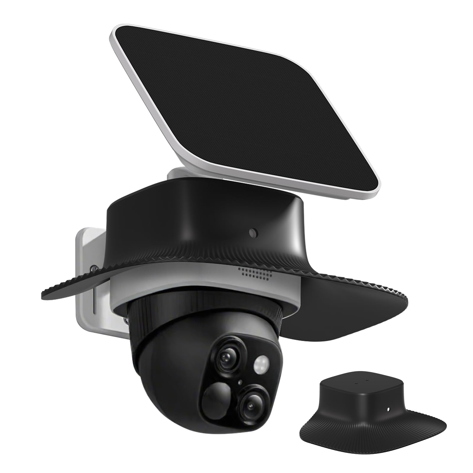 Support Anti-Pluie pour caméra Eufy Security SoloCam S340, Protection Solaire extérieure pour caméra Eufy S340, protège la caméra de la poussière et des Rayons UV