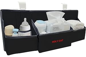 Hanging Baby Diaper Caddy Organizer with Paper Pocket for Changing Table Crib...