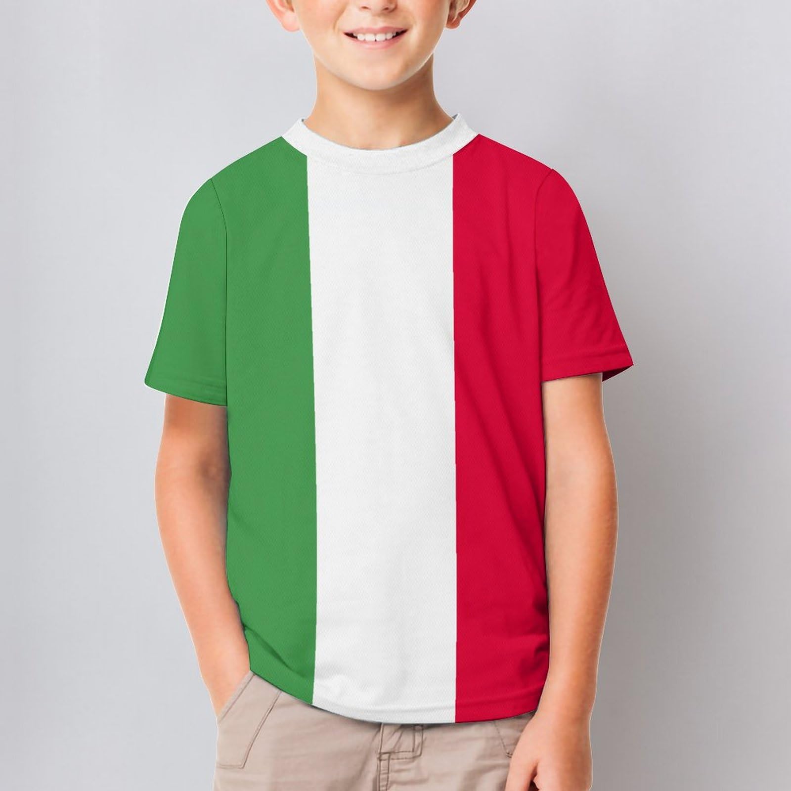 Amazon.co.jp: Tシャツ 半袖 キッズ イタリア国旗 子供服 男の子