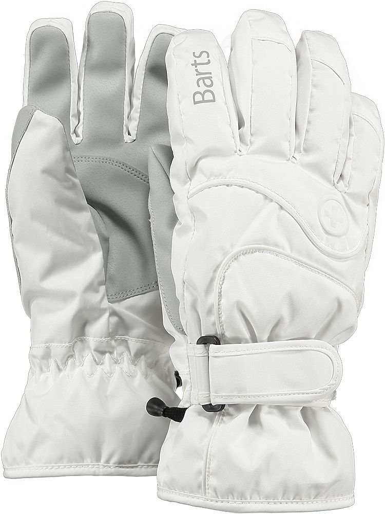 Barts Basic Ski Gloves Women/Men - winter with lining, Hook-and-loop closure Autumn-Winter - 8 HS white