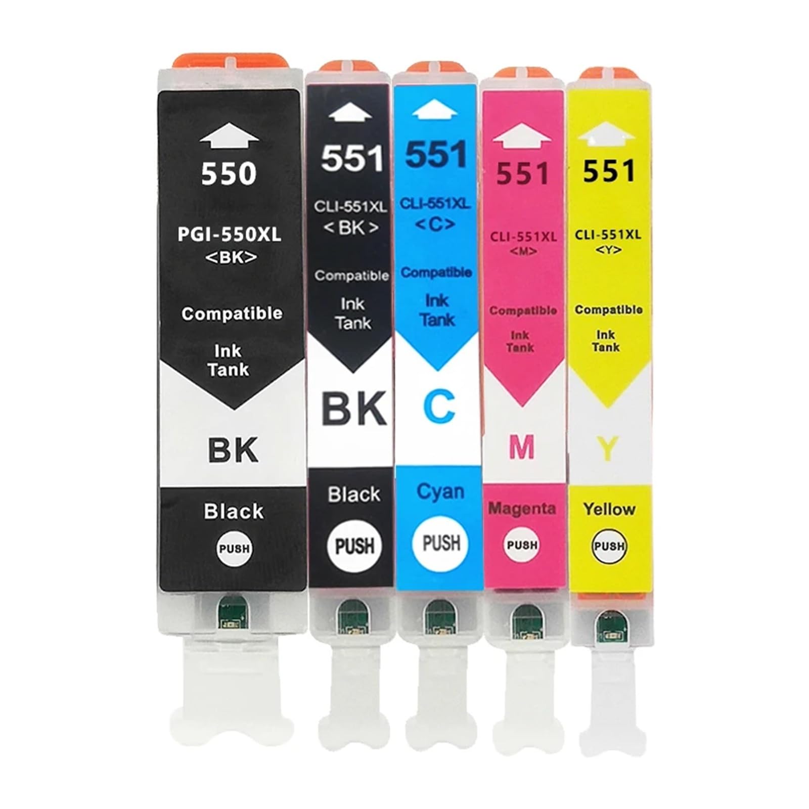 Cartuchos de Tinta PGI-550 CLI-551 compatibles con Canon PIXMA MG6350