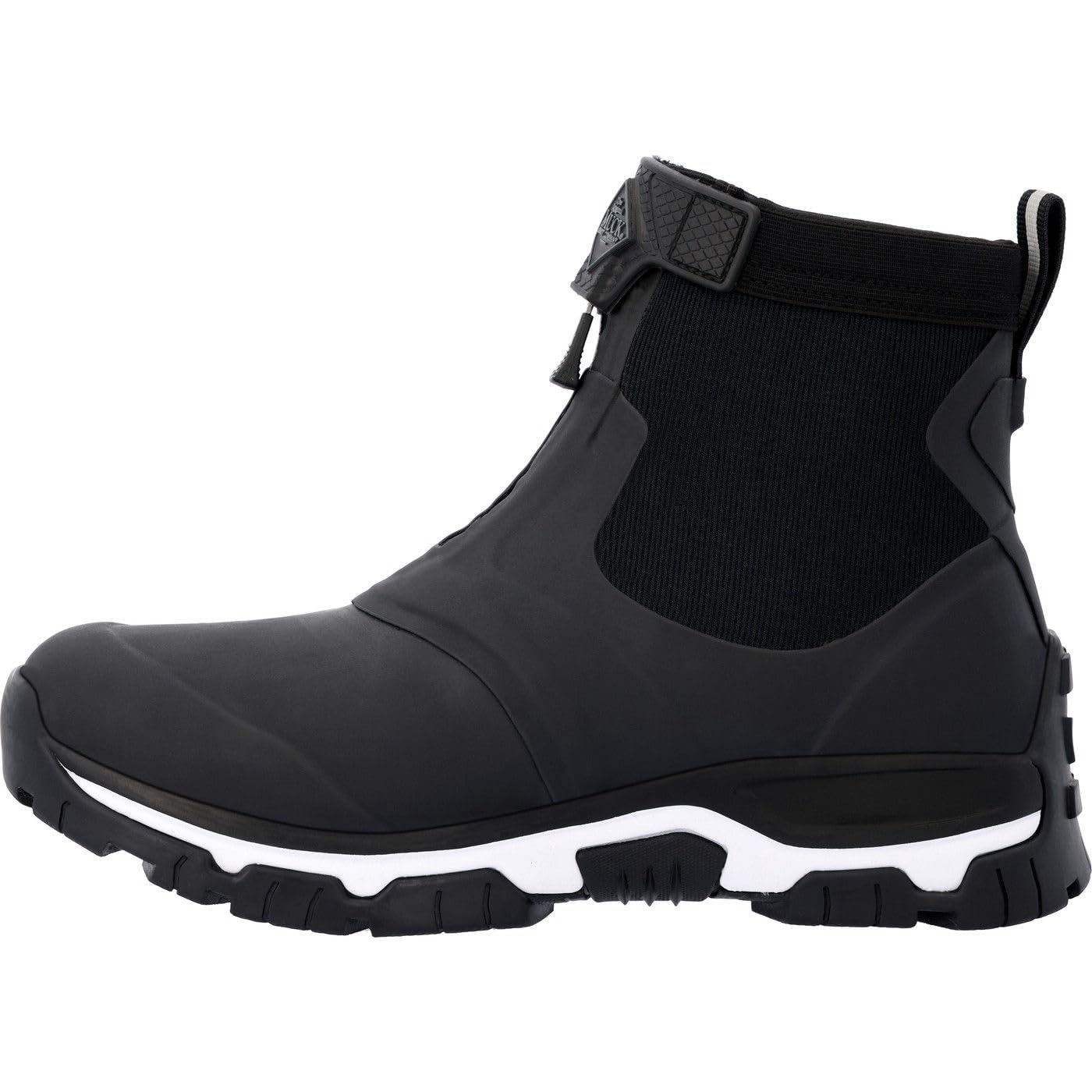 Muck Boots Women's Apex Mid Zip Performance Waterproof Ankle Boots, Black, 9