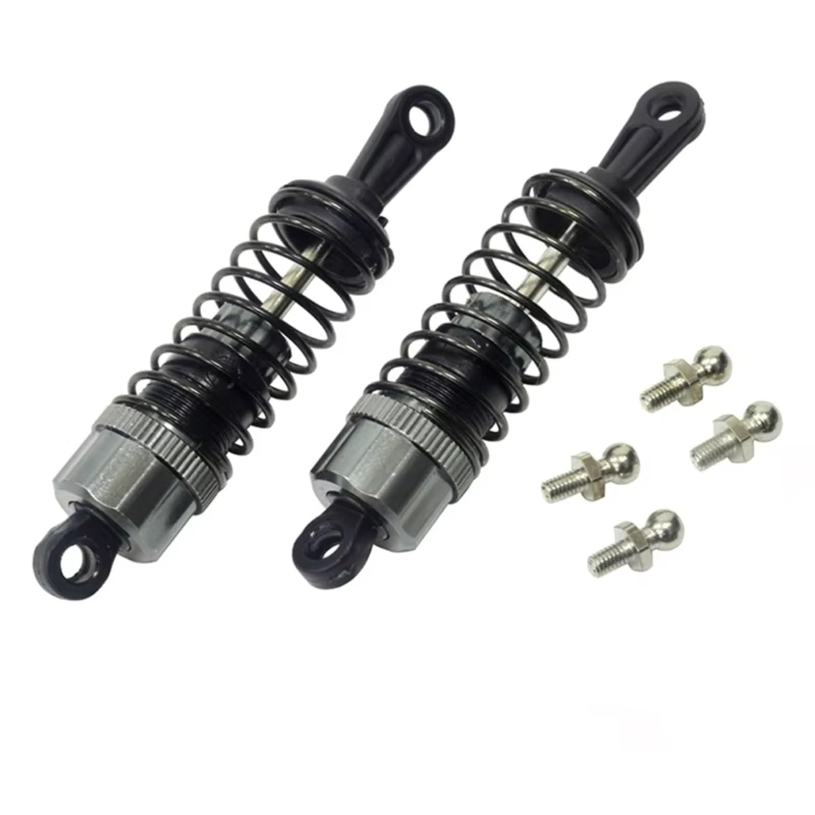 Compatible avec HBX pour HAIBOXING 901 901A 903 903A 905 905A 1/12 RC Car Upgrades Pièces De Rechange Accessoires 4 Pièces Amortisseurs en Métal D'Amortisseur Rc