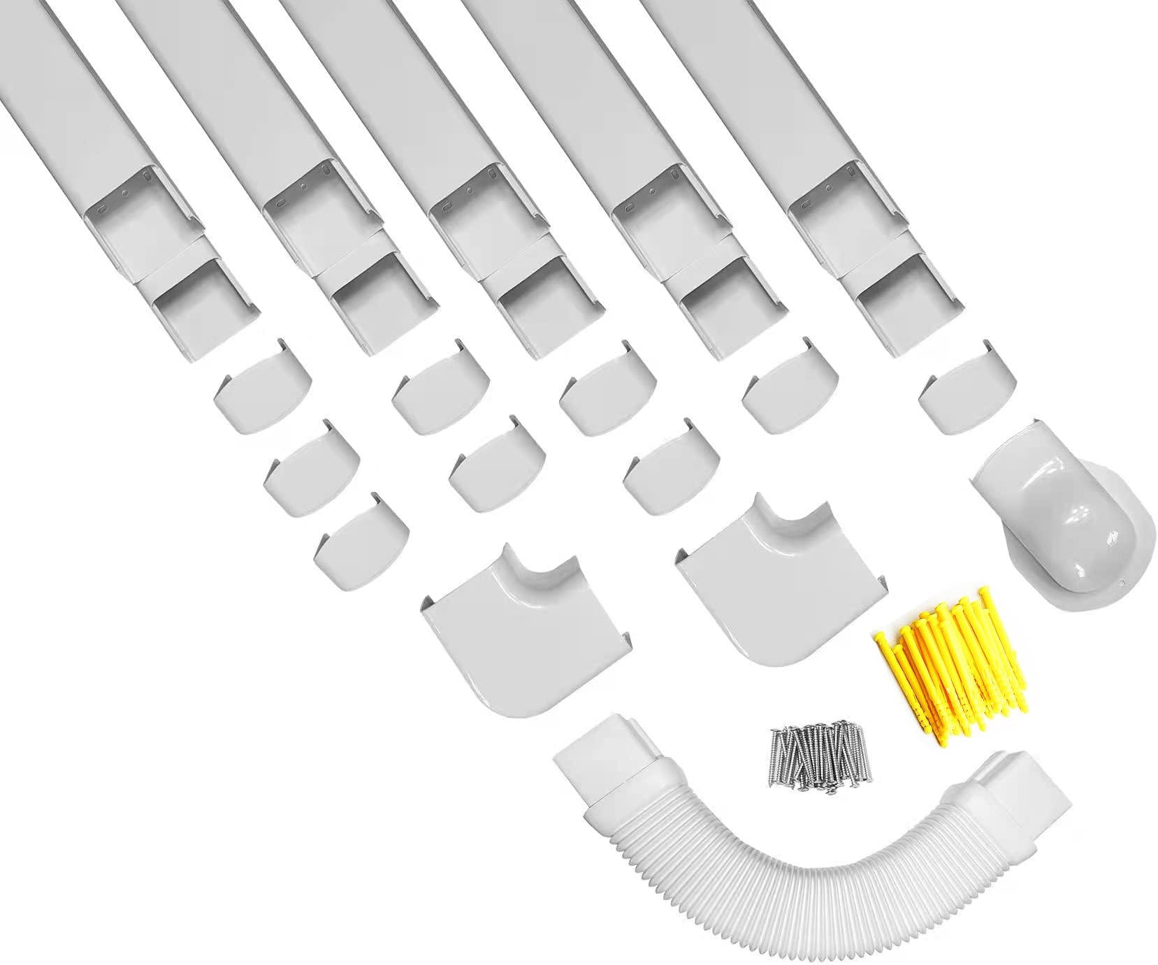 Mini Split Air Conditioner Line Cover PVC Decorative Line