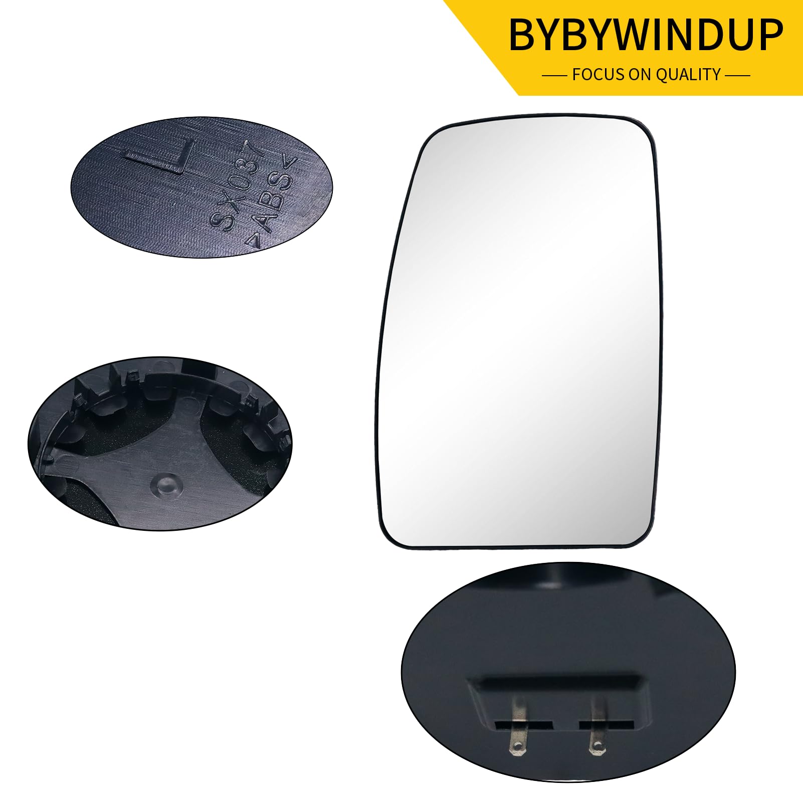 Espejo retrovisor exterior convexo climatizado LH lado izquierdo compatible con Renault Master 3 DCi Nissan NV400 Opel Movano B CDTi Repuesto para 963662420R