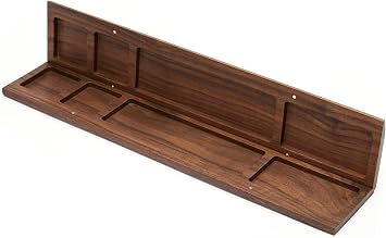 Wooden Keyboard Wrist Rest, Natural Walnut Wood, Ergonomic Desktop Wrist Support Black Walnut, 100%