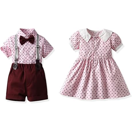 Adorable Matching Sibling Outfits for Easter Festivities