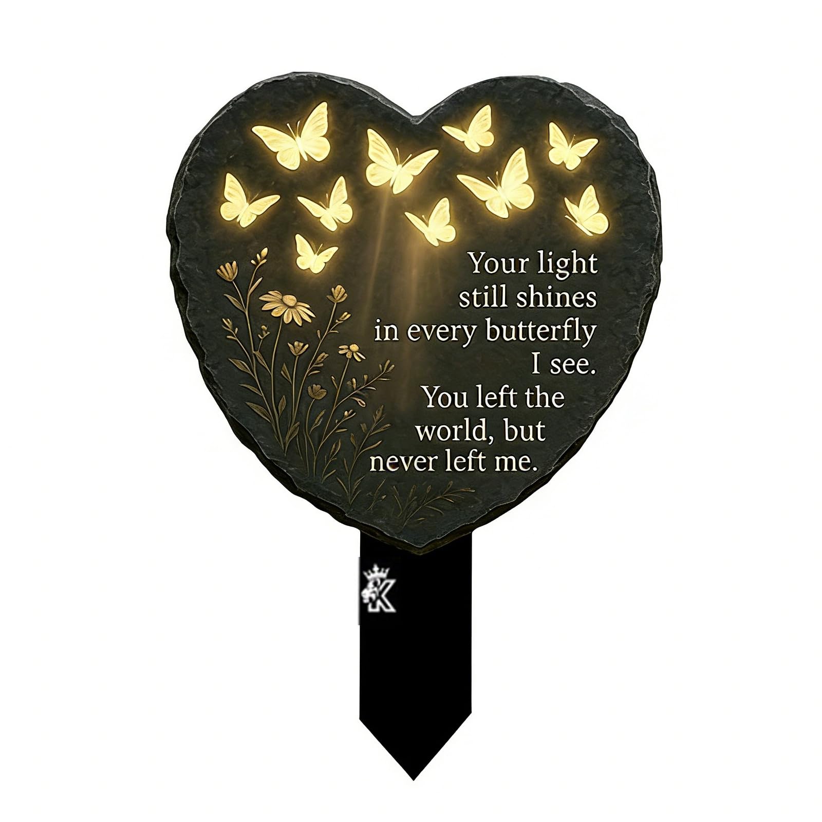 Wnzdp Grave Ornaments, Memorial Garden Ornaments, Graveside Memorial Ornaments, Lightweight Memorial Plaques for Bereaved Families Bereaved Famesilies