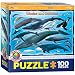 Whales & Dolphins 100 Piece Jigsaw Puzzle
