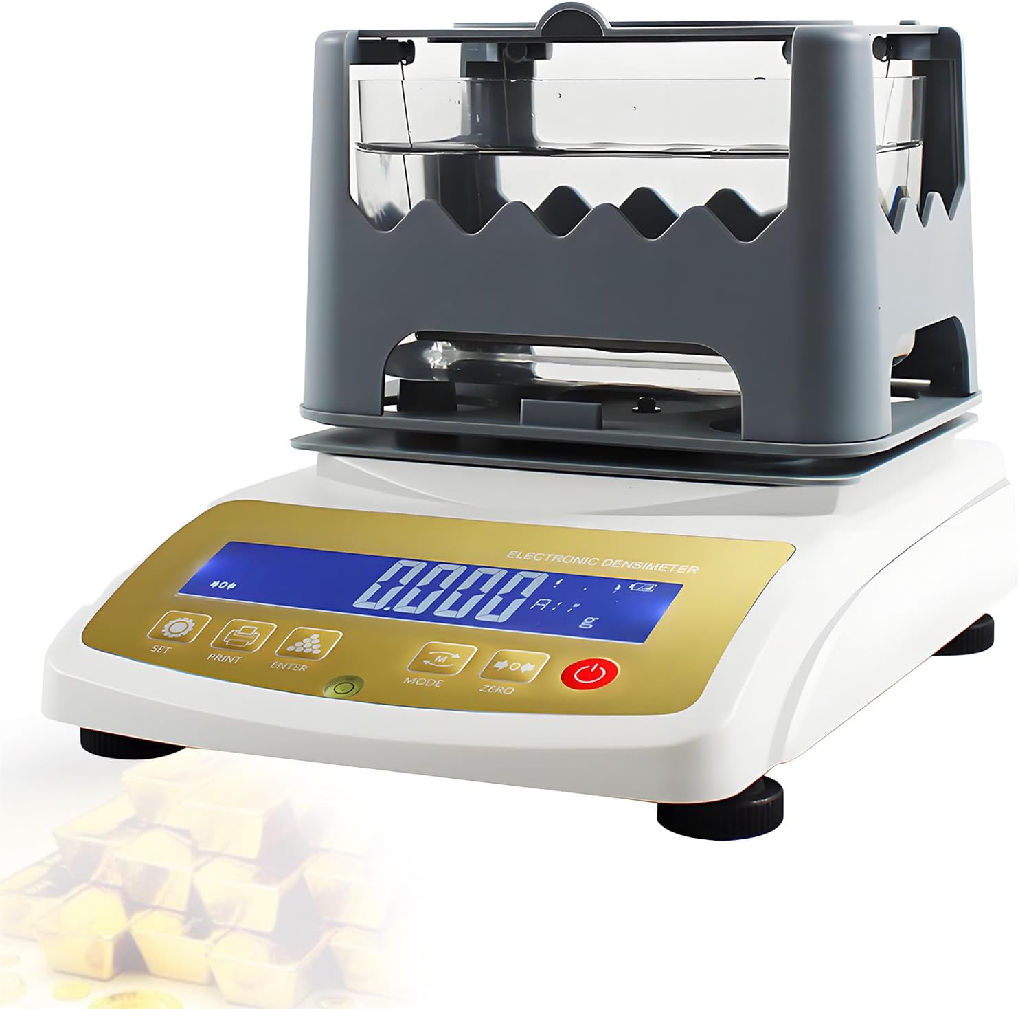 Gold Tester, Gold Purity Testing Machine, Gold Purity Content Detector, Digital Electronic Gold Purity Tester Meter, Precious Metal Tester for Jewelry, Pawn Shops XF-2203K