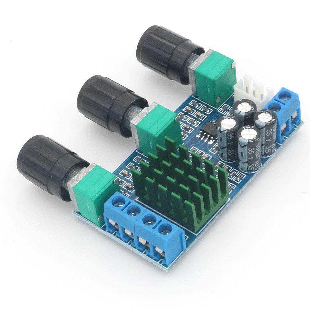 DollaTek XH-M567 DC12-24 V 80 W x 2 Digital Audio TPA3116D2 regulacja wysokości basu, preset płyta wzmacniająca